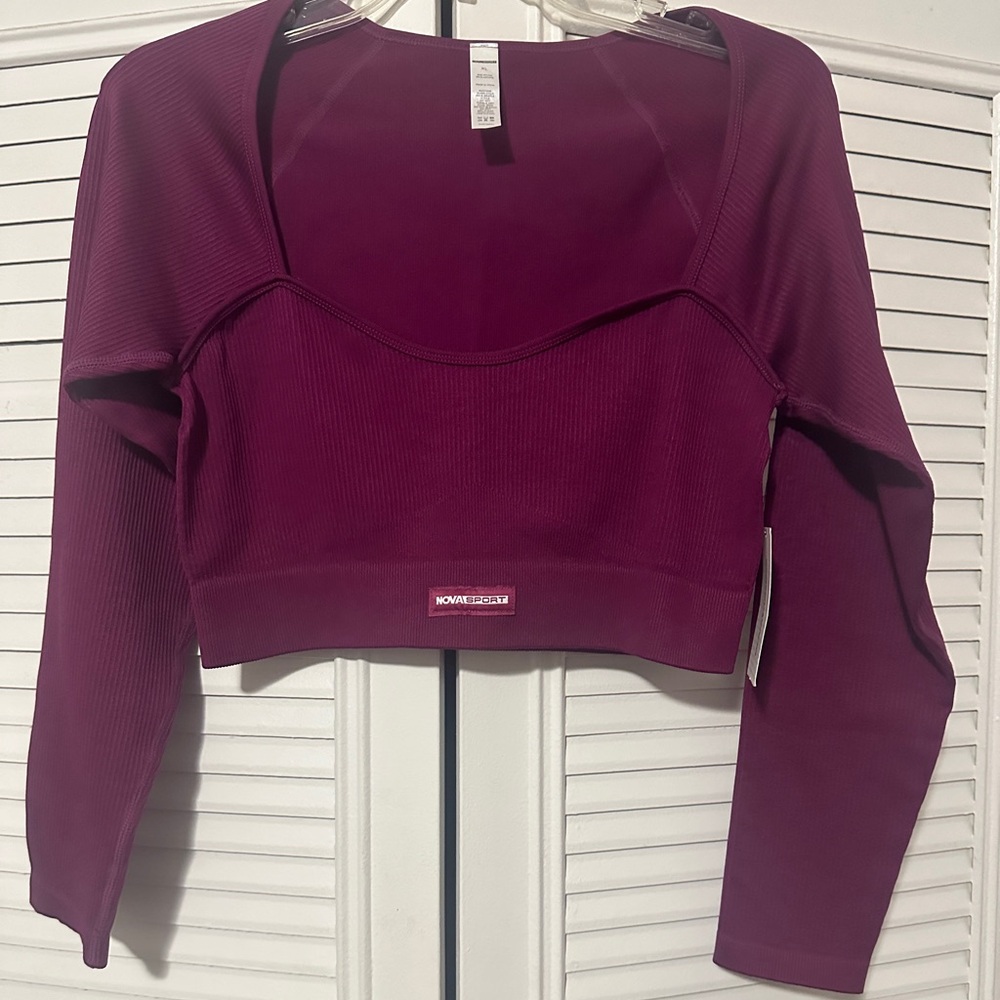 NWT! Fashion Nova Effortless Amycus Ribbed Seamless Top